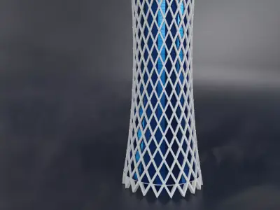 Tornado Tower 3D model