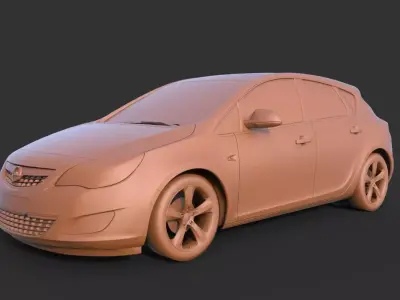 Opel Astra 3D print model