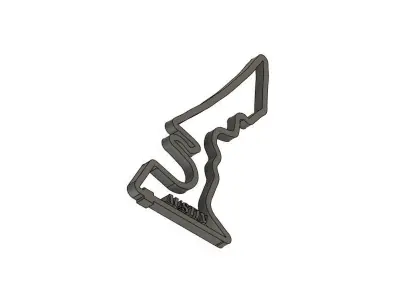 Austin F1 Racing Track 2025 3D print model