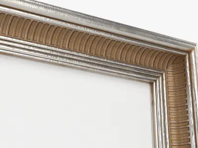 Frame landscape with picture 04 3D model