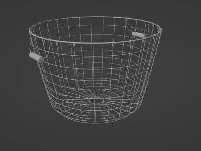 NATADE Wire Basket 3D model