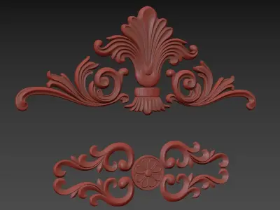 Decorative Ornaments - 08 3D model