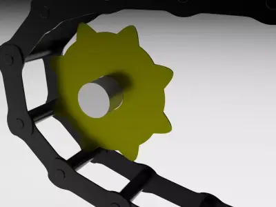 Benz Patent Motorwagen Chain 3D model