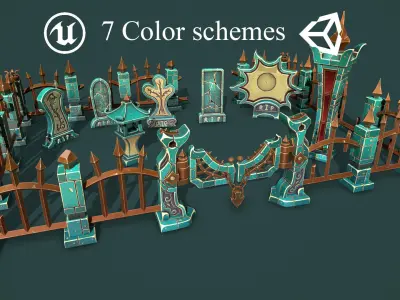 Fantasy bundle by Haridon 3D Model Collection