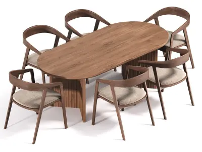 Italia Table 3D model