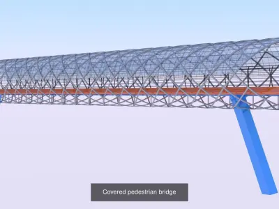 Covered bridges collection 3D Model Pack