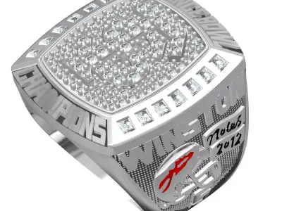 Winston Super Bowl Championship Ring 3D print model
