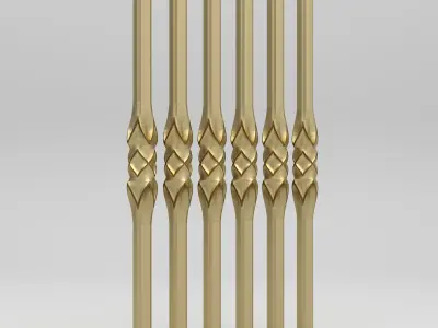 Twisted Baluster 3D model