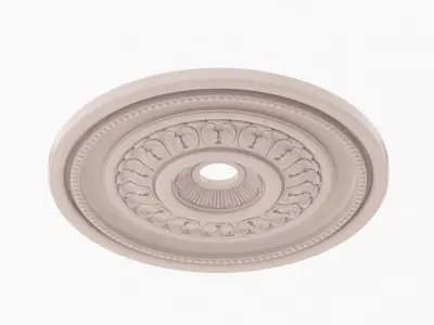 Classic Ceiling Medallion 24 3D model