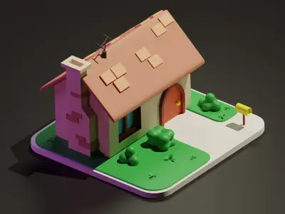 House 3D model 5