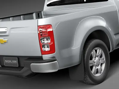 Chevrolet Colorado Extended Cab CG 2012 3D model