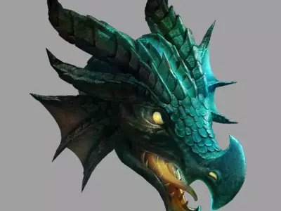Stone Dragon Prison - Ice Faucet 3D model