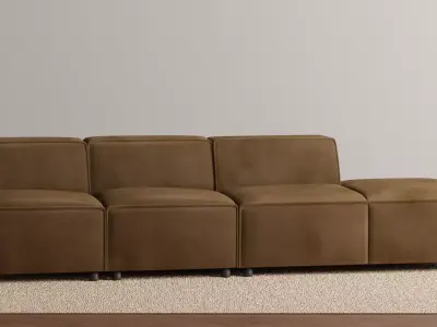 Cameron Sofa With Lounging Unit 3D model