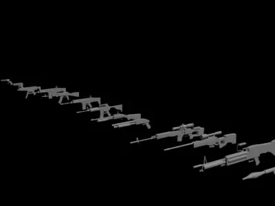 all weapons1 3D model