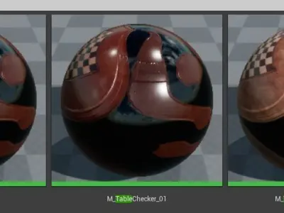 Wooden table - Game Ready - VR AR Low-poly 3D model