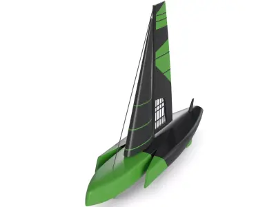 Trimaran 3D model