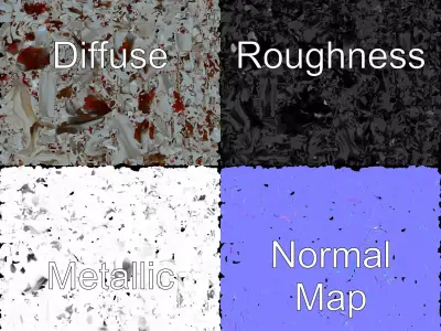 Elegant Metallic Horse model pack Low-poly 3D model