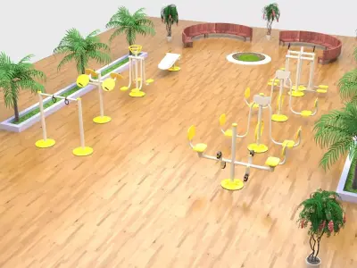 Sport Park 3D model