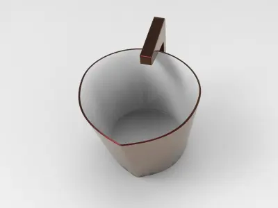 Basq Carafe Low-poly 3D model