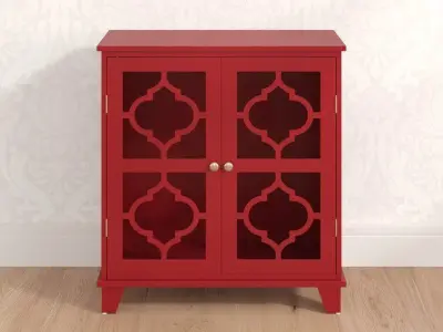 Bertta Wide Credenza 3D model
