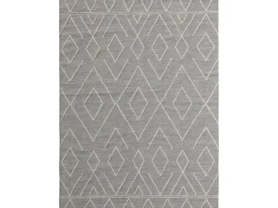 Wool Rug Bahati Beige By Benuta 3D model