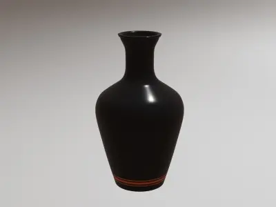 flower vase Free 3D model 2