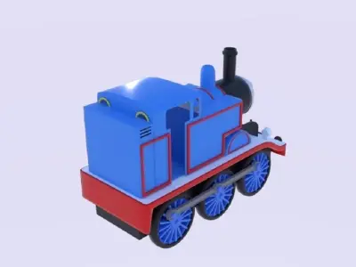  Thomas Train Locomotive 3D model