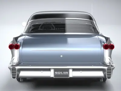 Generic American Car 1958 3D model