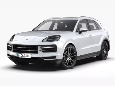 Porsche Cayenne 2024 3D model get