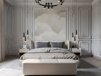 bedroom-neoclassic 3D model