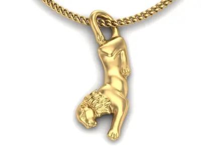 Panther Pendant 3D print model