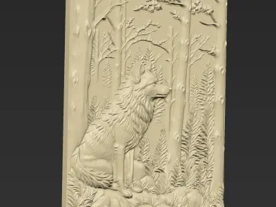 Wolf A44 3D print model