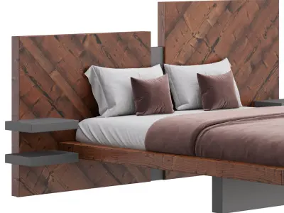 Nazare bed 2 3D model