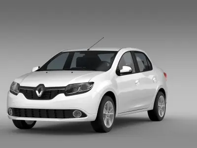 Renault Logan 2015 3D model