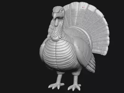 turkey 3D print model