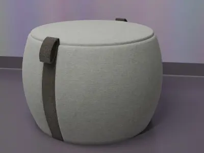 Ottoman stool 3D model