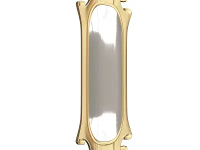 Carved Classic Mirror 04 Low-poly 3D model