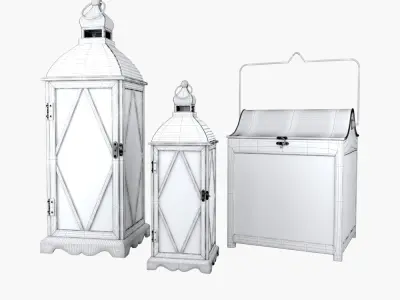 Candle holders Free 3D model