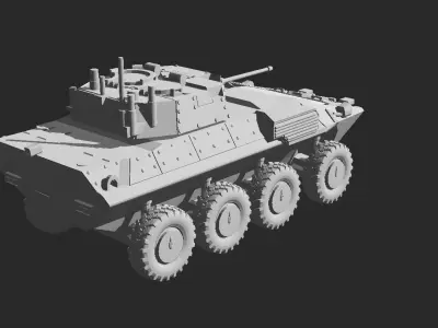 B2 centauro 30mm concept 3D print model