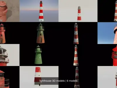 lighthouse 3D models 3D Model Collection