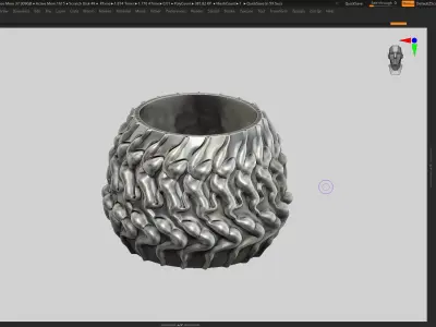 vase pot planter 3d print 864  3D print model