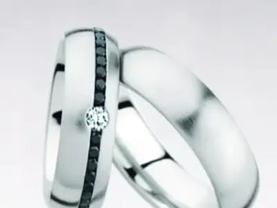 Wedding rings 120 3D print model