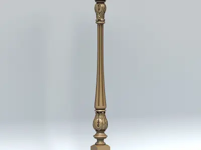 Baluster 004 3D model