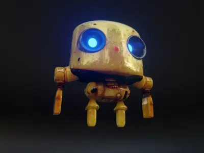 Cute Robot  Free 3D model