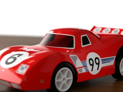 Cars and action games Toy Car 3D model