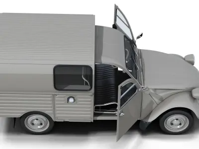 Citroen 2CV AK400 3D model
