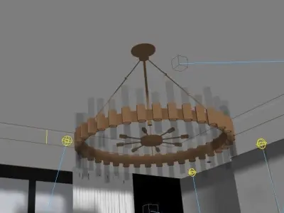 chandelier 19 Free 3D model