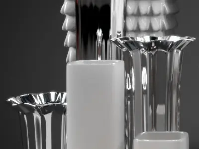 vases and lamps 3D model