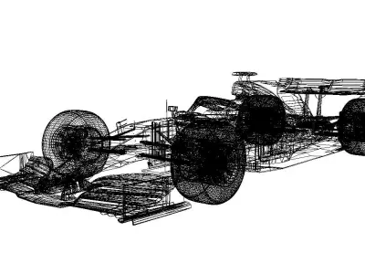 McLaren MCL 34 3D MODEL F1 2019 Low-poly 3D model