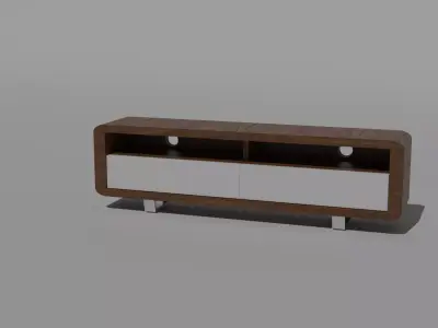 Lucas TV stand  Free low-poly 3D model